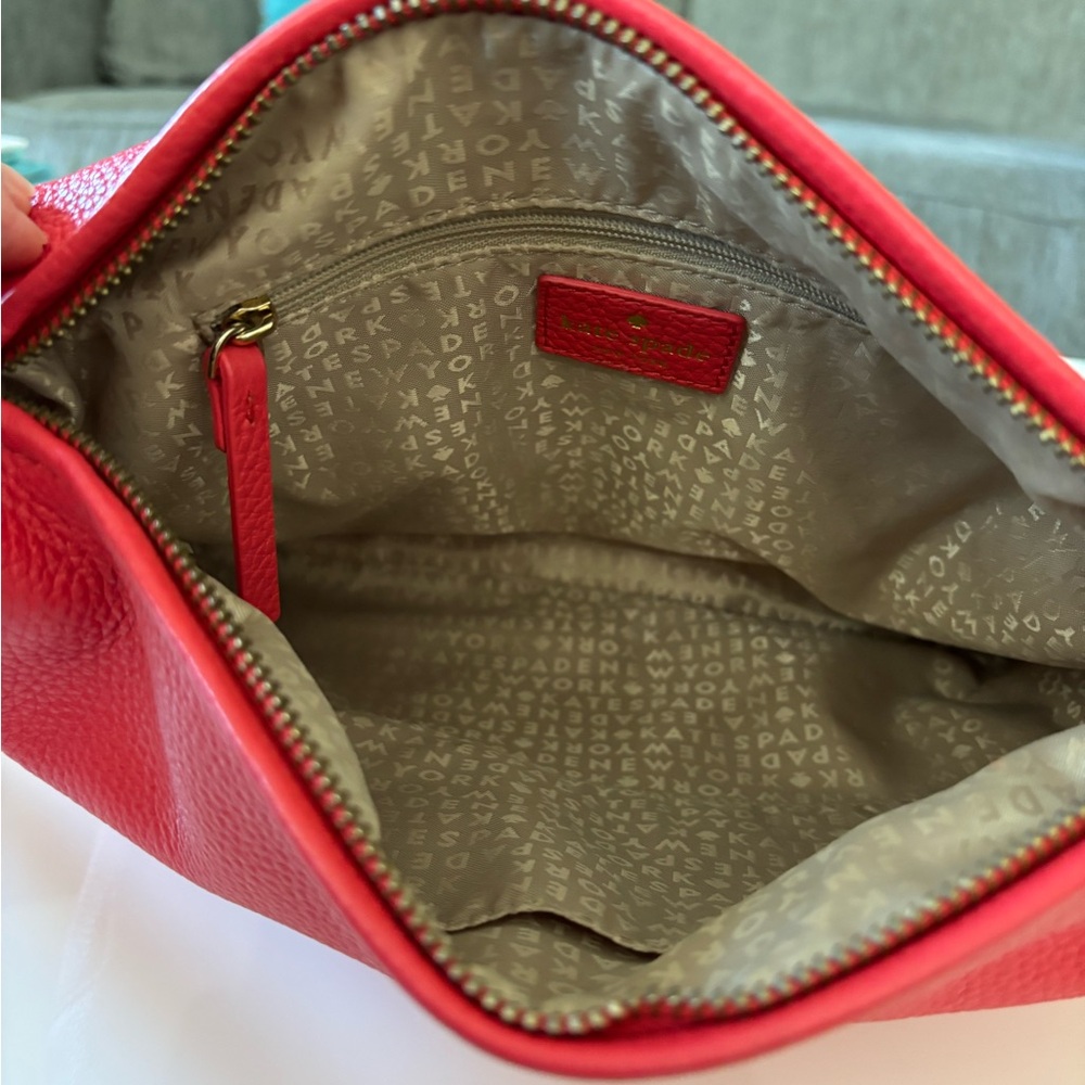 EUC Kate Spade Pebbled Leather Shoulder Bag / Crossbody bag - Picture 6 of 16